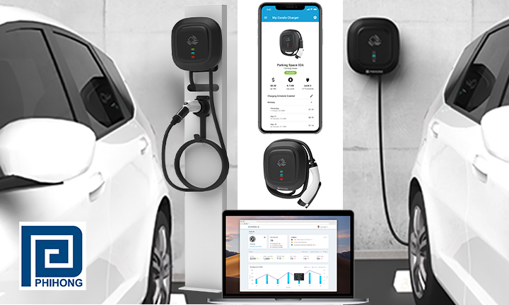 Level 2 EV Charger for Commercial & Residential Applications